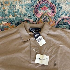 Polo by Ralph Lauren Men's Tan Polo Shirt